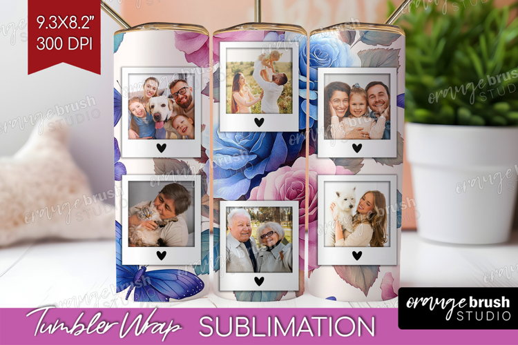 Floral Photo Tumbler PNG - Sping Flowers Picture Tumbler