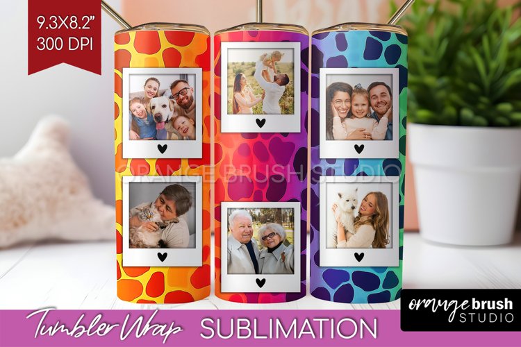 Leopard Print Photo Tumbler PNG - Animal Pattern Picture