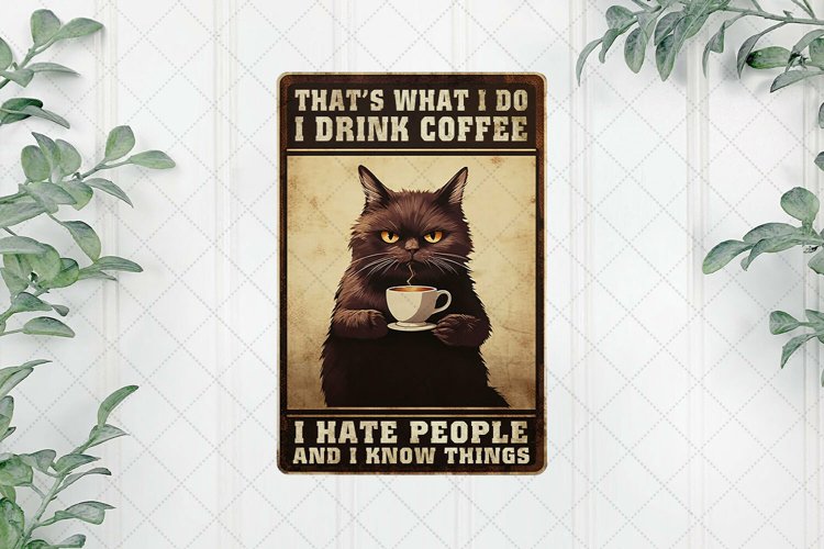Vintage Cat Illustration Image 17