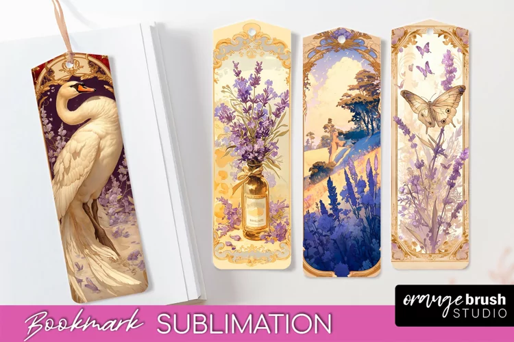 Vintage Scrapbook Bookmark Sublimation - Ephemera Bookmarks