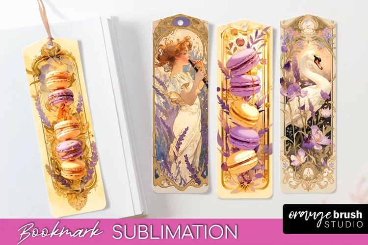 Vintage Scrapbook Bookmark Sublimation - Ephemera Bookmarks