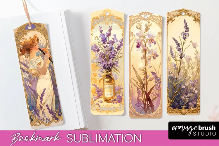 Vintage Scrapbook Bookmark Sublimation - Ephemera Bookmarks