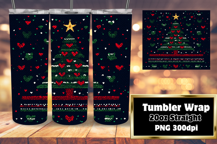 VIBRANT 20oz Gift Tumbler Design , Holiday