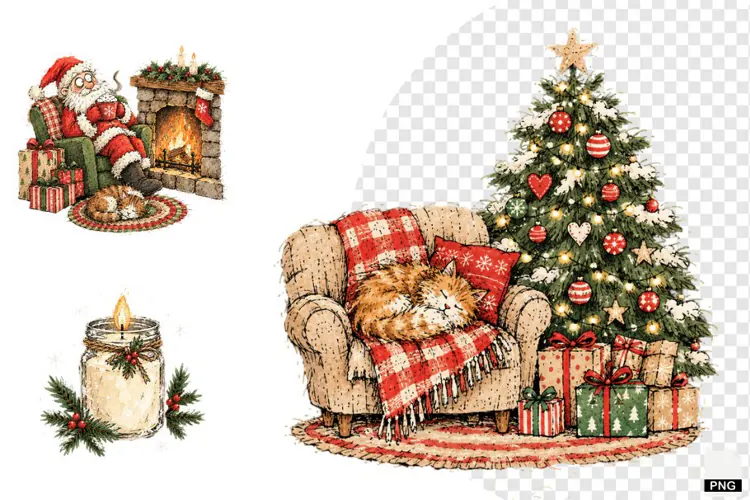 Whimsical Christmas Clipart