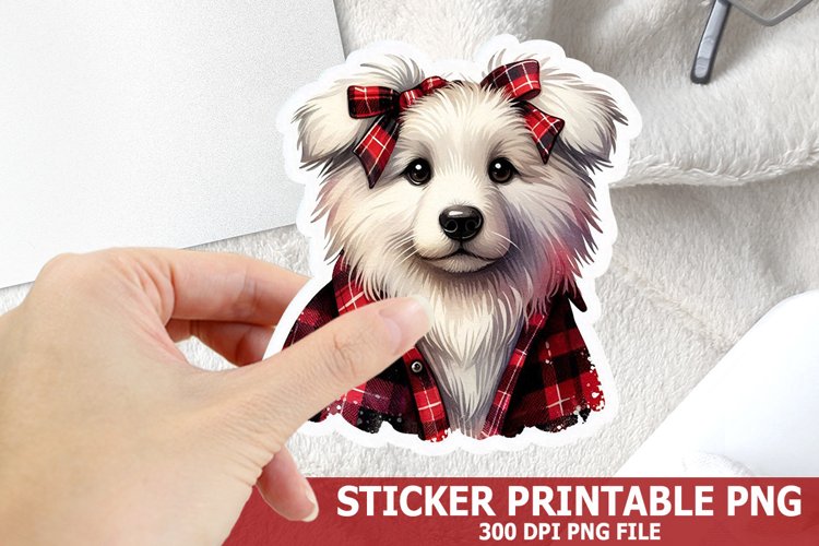 Christmas Dog Clipart Image 3