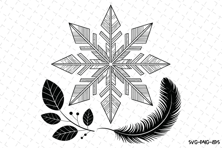 Christmas snowflake Svg | Christmas Svg | Svg Cut Files