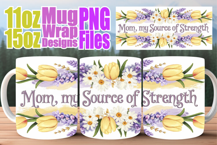 Hopeful horizons 11oz 15oz mug wrap, Mother's Day example image 1