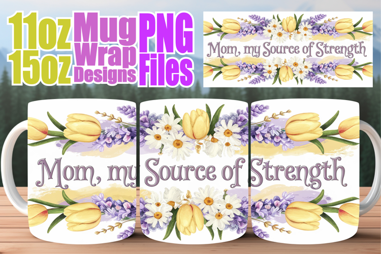 Hopeful horizons 11oz 15oz mug wrap, Mother's Day