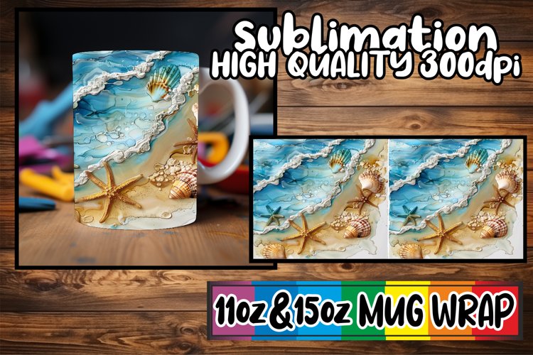 Beach Sublimation Design Image 9