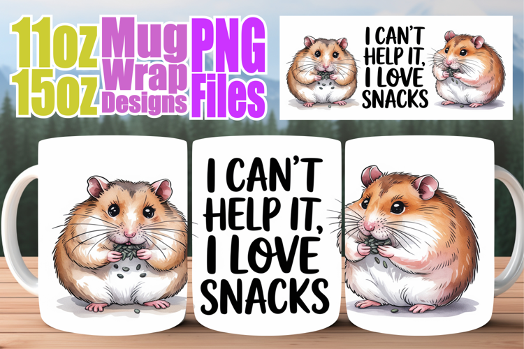 Refreshing spirit 11oz 15oz mug wrap, Funny Animals