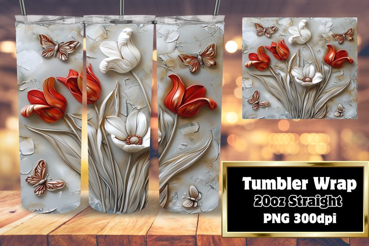 Spring Harmony Sublimation Tumbler Wrap 20oz