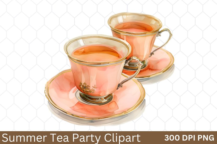 Summer Tea Party Clipart