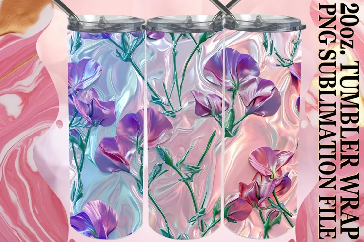 Nature's Palette: 3D Bloom Sublimation