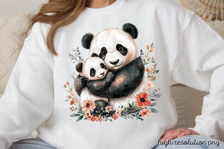 Mothers Day Animals Clipart PNG