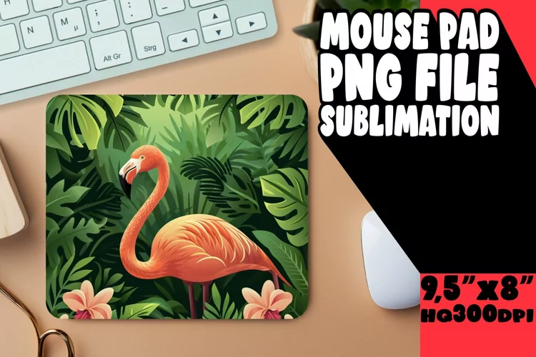 Flamingo Flock Mouse Pad Assortment