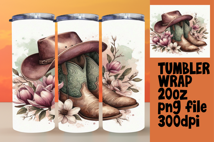 CHARMING 20oz Tumbler Design , Western