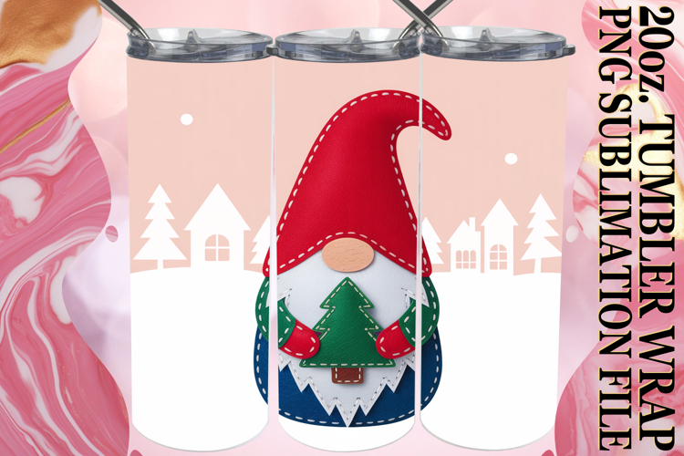 ENCHANTING VIBES 20oz TUMBLER WRAP, Gnomes