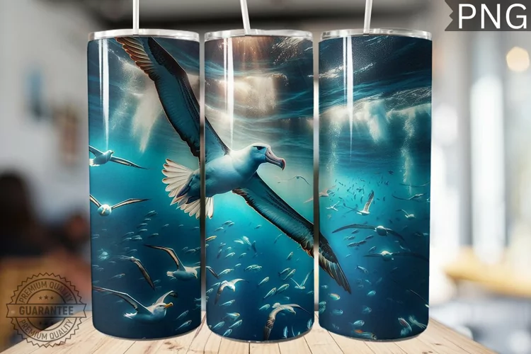 Albatross Tumbler Wrap - Albatross Tumbler Design