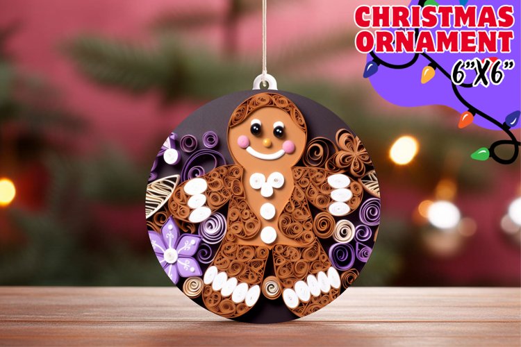 Festive Season: Winters Round Ornament Beauty