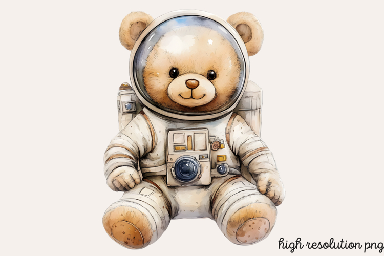 Cute Space Nursery Clipart Sublimation PNG