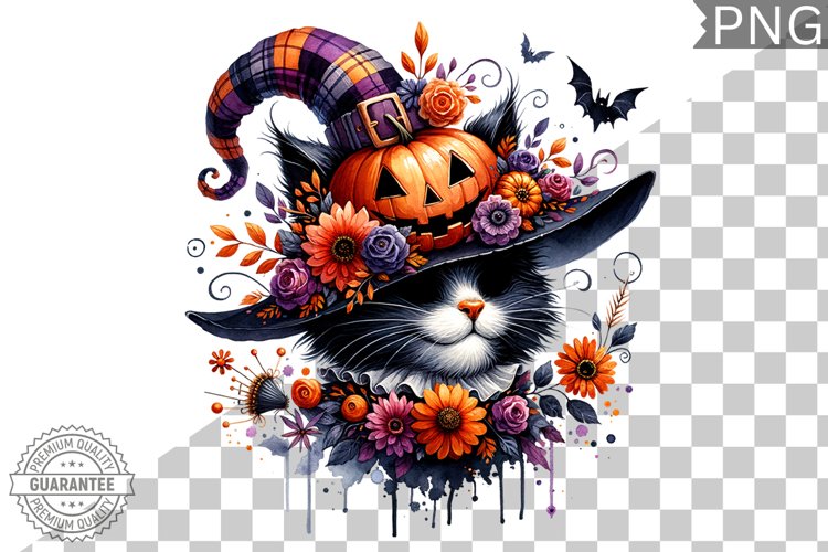 Halloween Cat Clipart Image 3