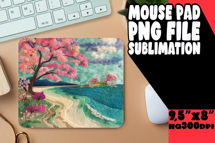 Scenic 3D for Summer Mouse Pad Sublimation