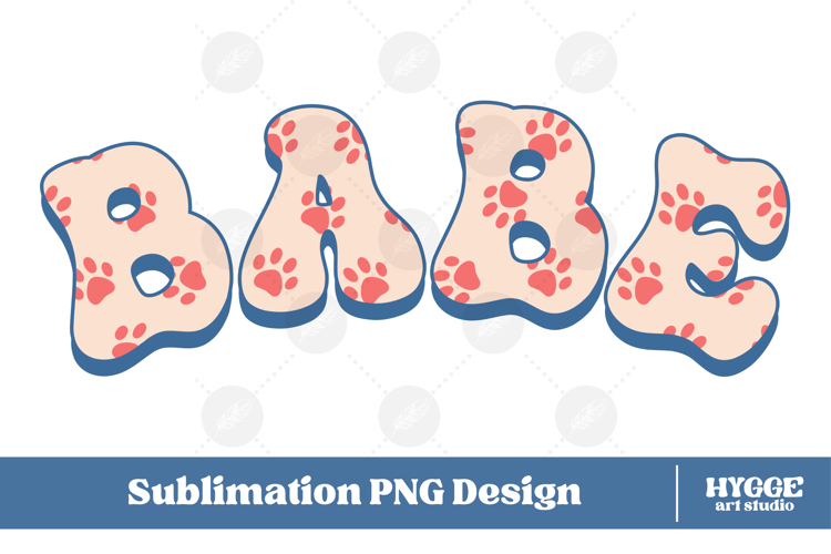 American Babe 4th of July USA Cat Dog Paw DTF Sublimation