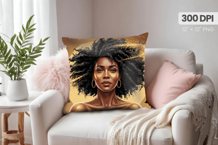 Black Girl Afro Png Image 9