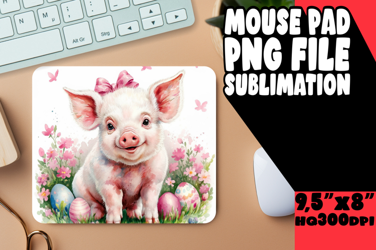 ENCHANTED DESK PAD PNG DESIGN, Cute Easter