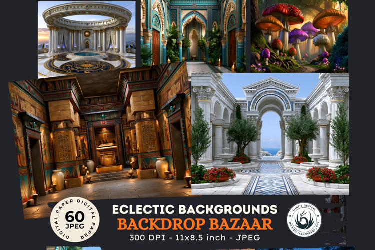 Fantasy Backdrop Bazaar Backgrounds