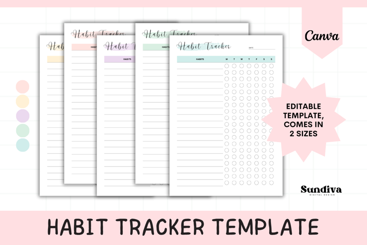 Habit Tracker Template Image 10