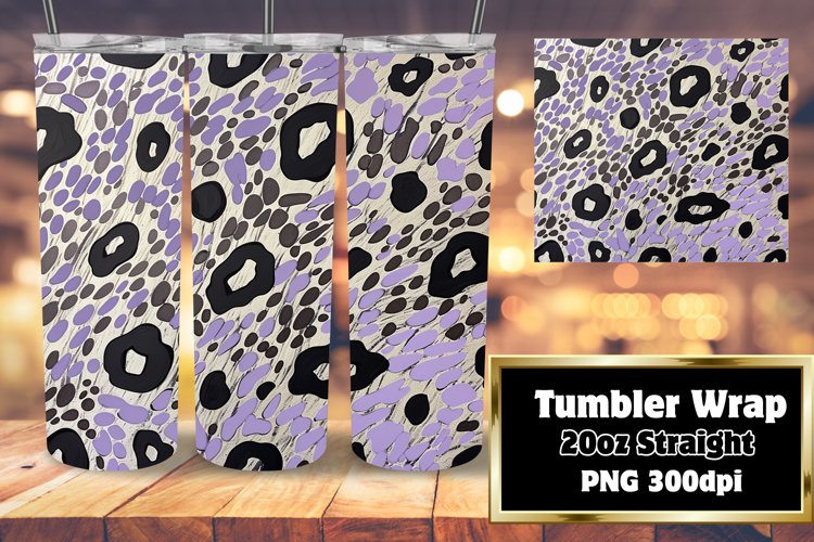 Luxe Leopard Love: Tumbler Wrap Collection - 20oz