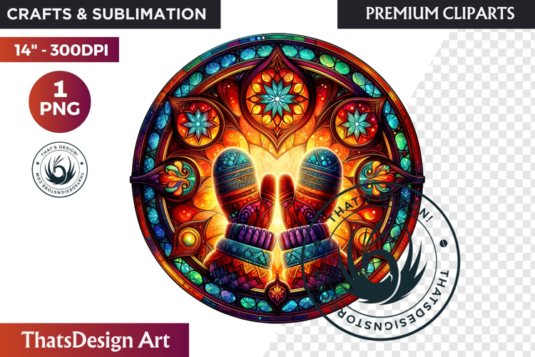 Autumn Stained Glass PNG, Fall Thanksgiving Pumpkin clipart