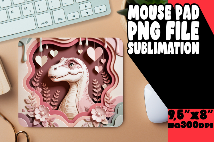 whimsical MOUSE MAT Fun Ideas, Cute Dino