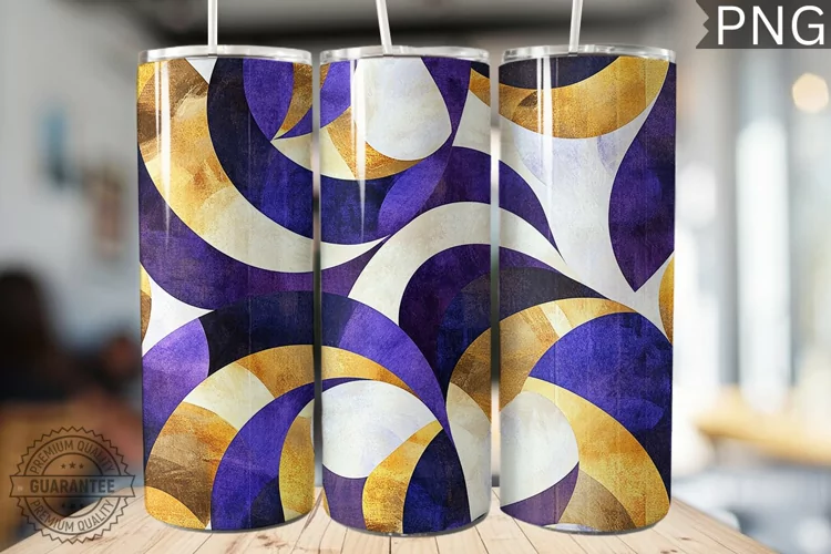 Abstract Pattern Tumbler Warp - High Quality 300 Dpi