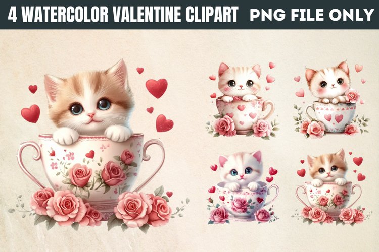 Cute Cat Clipart Image 17