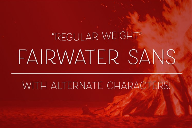 Fairwater Sans Regular example image 1