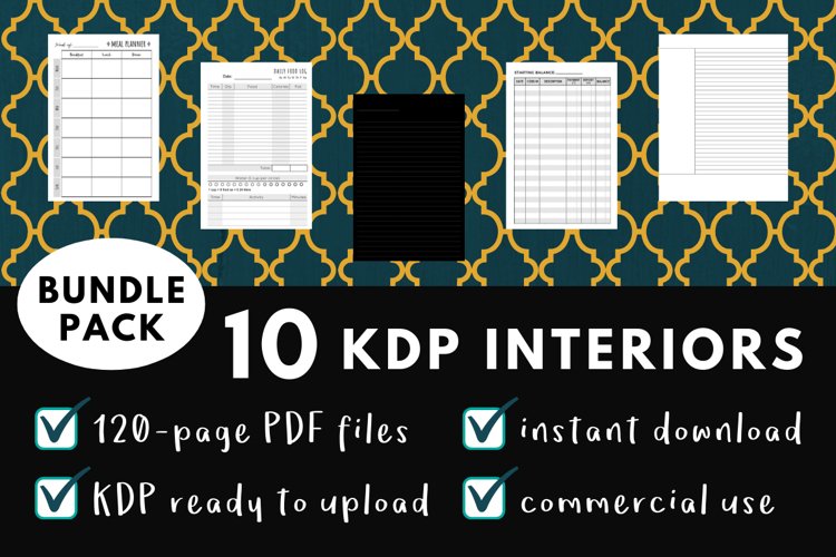 KDP Interior Pack #1 - 10 Templates! example image 1