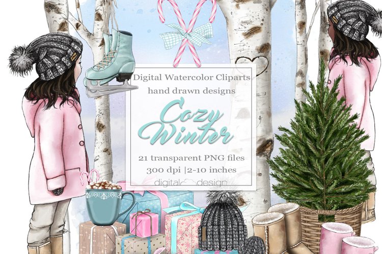 Cozy WInter - Clipart example image 1