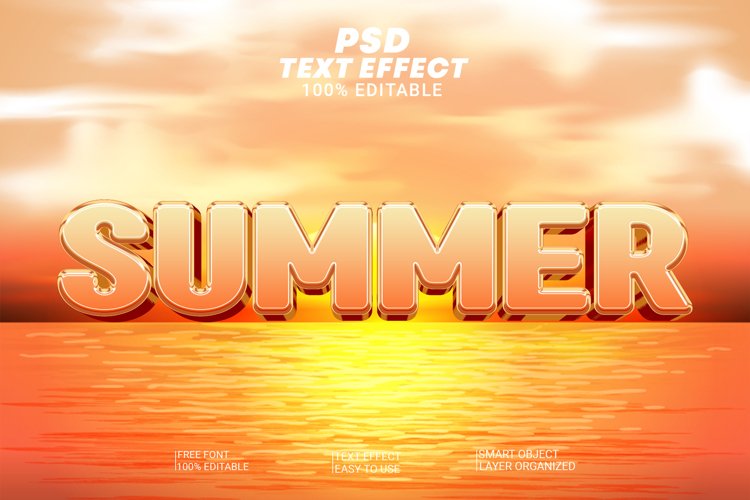 Summer Editable Text Effect Style (4069330)