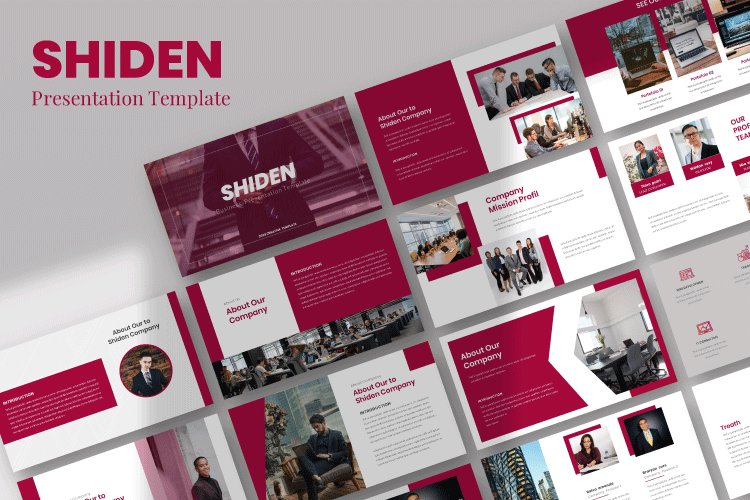 Shiden - Business Powerpoint Template example image 1