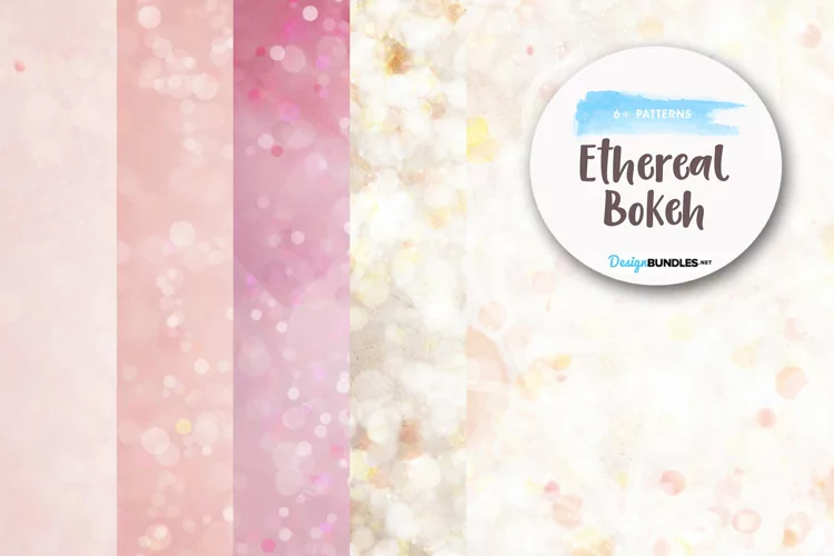 Ethereal Bokeh Texture design graphics & illustration