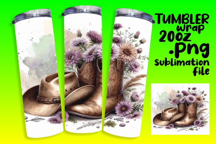 FRESH 20oz Tumbler Template , Western
