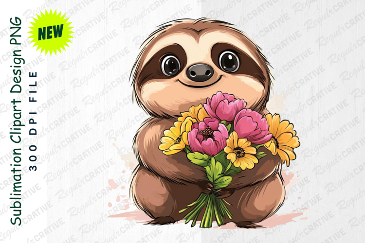 Sloth Illustration Image 20