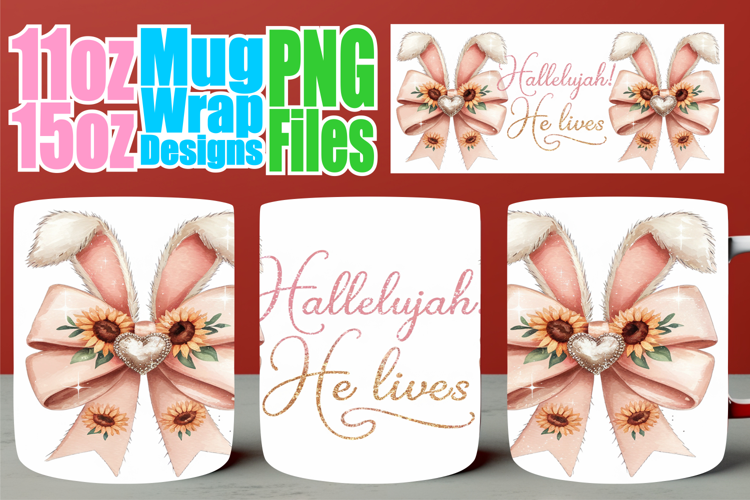 Cozy moments sublimation print wrap, Easter Bow
