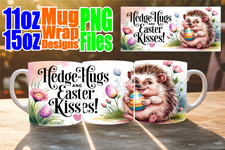 Splendid days sublimation mug wrap, Easter