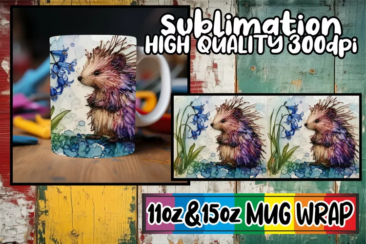 Inspiring sunsets 11oz 15oz sublimation wrap, Animals