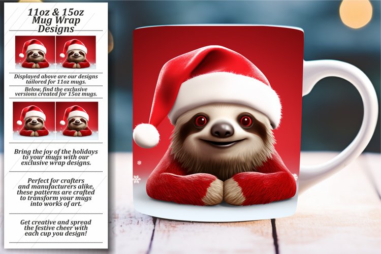 Wintertime Color Explosion: Festive Holiday Mugs example image 1