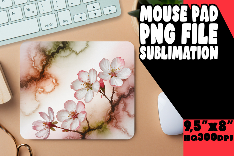 COZY DESK PAD FUN SUBLIMATION, Flowers