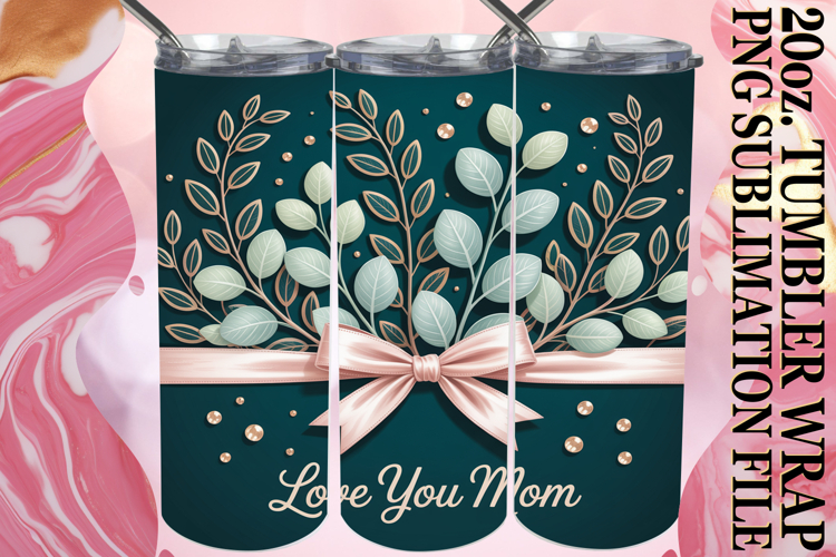 RADIANT GIFT 20oz TUMBLER WRAP, Mothers Day